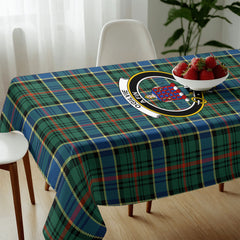 Ogilvie Hunting Ancient Tartan Crest Tablecloth
