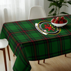 Primrose Tartan Crest Tablecloth