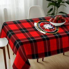 Ramsay Modern Tartan Crest Tablecloth