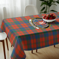 Robertson Ancient Tartan Crest Tablecloth
