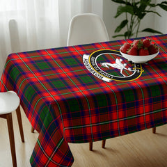 Roxburgh District Tartan Crest Tablecloth