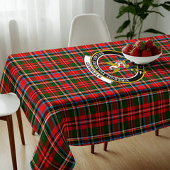 Stewart Royal Tartan Crest Tablecloth