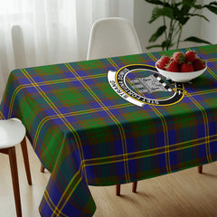 Strang (or Strange) Tartan Crest Tablecloth