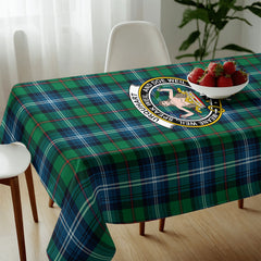 Urquhart Ancient Tartan Crest Tablecloth