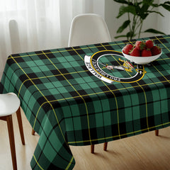 Wallace Hunting Ancient Tartan Crest Tablecloth