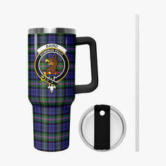 Baird Modern Tartan Crest 40 oz Insulated Tumbler with Handle