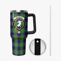 Colville Tartan Crest 40 oz Insulated Tumbler with Handle