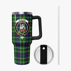 Duncan Modern Tartan Crest 40 oz Insulated Tumbler with Handle
