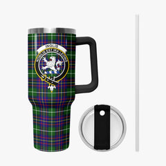 Inglis Modern Tartan Crest 40 oz Insulated Tumbler with Handle