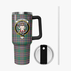 MacFarlane Hunting Ancient Tartan Crest 40 oz Insulated Tumbler with Handle