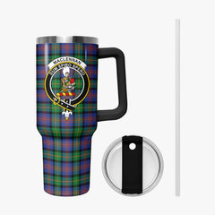 MacLennan Ancient Tartan Crest 40 oz Insulated Tumbler with Handle