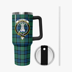 McCallum Ancient Tartan Crest 40 oz Insulated Tumbler with Handle