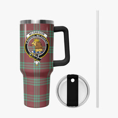 McGregor Hunting Ancient Tartan Crest 40 oz Insulated Tumbler with Handle