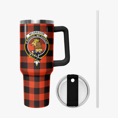 McGregor Rob Roy Ancient Tartan Crest 40 oz Insulated Tumbler with Handle
