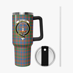 McIntyre Ancient Tartan Crest 40 oz Insulated Tumbler with Handle