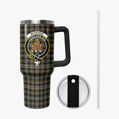 McKenzie Weathered Tartan Crest 40 oz Insulated Tumbler with Handle