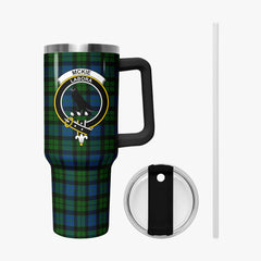 McKie Tartan Crest 40 oz Insulated Tumbler with Handle
