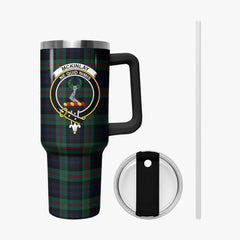 McKinlay Modern Tartan Crest 40 oz Insulated Tumbler with Handle