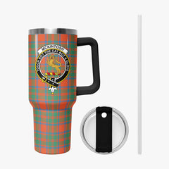 McKintosh Ancient Tartan Crest 40 oz Insulated Tumbler with Handle