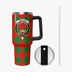 Moncrief Tartan Crest 40 oz Insulated Tumbler with Handle
