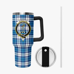 Roberton Tartan Crest 40 oz Insulated Tumbler with Handle