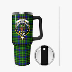 Rollo Modern Tartan Crest 40 oz Insulated Tumbler with Handle