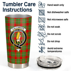 Callander Tartan Crest Tumbler