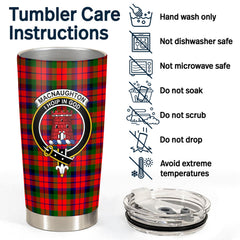 MacNaughton Modern Tartan Crest Tumbler