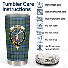 MacRae Hunting Ancient Tartan Crest Tumbler