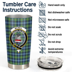 McNeil of Barra Ancient Tartan Crest Tumbler