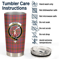 McRae Ancient Tartan Crest Tumbler