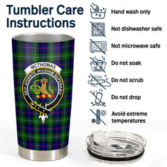 McThomas Modern Tartan Crest Tumbler