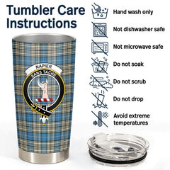 Napier Ancient Tartan Crest Tumbler