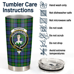 Paterson Tartan Crest Tumbler