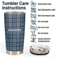 St Andrews Tartan Tumbler