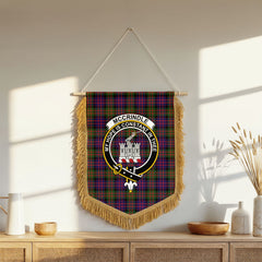 McCrindle Tartan Crest Wall Hanging Banner - Wood Pole