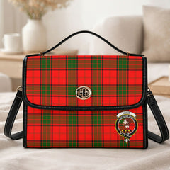 Adair Modern Tartan Crest Satchel Bag