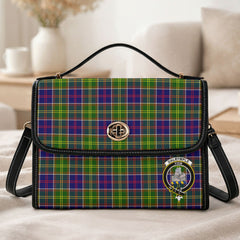Dalrymple Tartan Crest Satchel Bag
