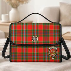 Drummond of Perth Tartan Crest Satchel Bag