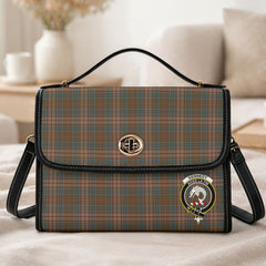 Kennedy Weathered Tartan Crest Satchel Bag