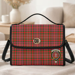 MacAlister Modern Tartan Crest Satchel Bag
