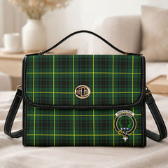 MacArthur Modern Tartan Crest Satchel Bag