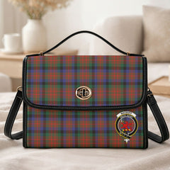 MacDuff Hunting Modern Tartan Crest Satchel Bag