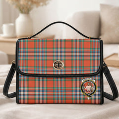 MacFarlane Ancient Tartan Crest Satchel Bag