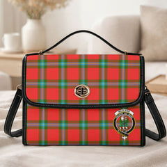 MacLaine of Loch Buie Tartan Crest Satchel Bag