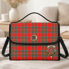 McBean Tartan Crest Satchel Bag