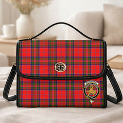 McGillivray Modern Tartan Crest Satchel Bag