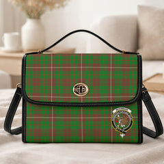 McKinnon Hunting Modern Tartan Crest Satchel Bag