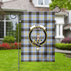 Bell of the Borders Tartan Crest Garden Flag