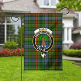 Bisset Tartan Crest Garden Flag